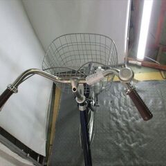 D709　★限定特価★ 中古自転車 【　26インチ　軽快車　青　LEDオートライト 】 の画像