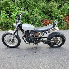 【受付終了】YAMAHA TW200 フルカスタム 実動 書類完備 自賠責R8年7月までの画像
