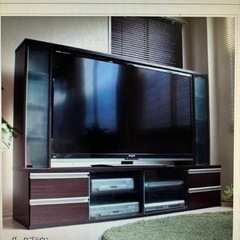 テレビボード　NJSTV-60 ブラウン　あげます
