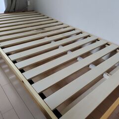 シングル脚付きヘッドレスすのこベッド(SRN NA)の画像