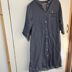 ストライプワンピース4L