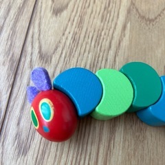 はらぺこあおむし　木製おもちゃ　エリックカールの画像