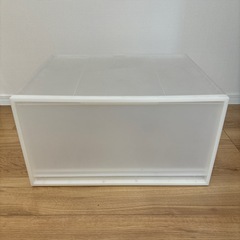 【残3個】無印良品　ポリプロピレン　収納ケース引出式横ワイド・深...