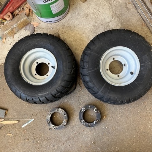 ジャイロ用ワイドホイールとスペーサーセット