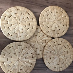 座布団5枚セット　編み円座　　　　