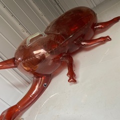 カブトムシ　海に。ビーチ遊びで使える！