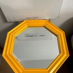 【未使用】　八角型風水ミラーの画像