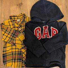 男の子秋冬物90サイズの画像