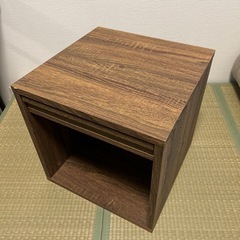 木製キューブボックス