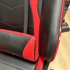 【中古品】AKRACING エーケーレーシング デスクチェア ゲーミングチェア NRED 赤色の画像