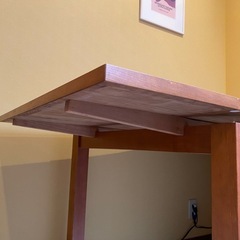 伸長式ダイニングテーブル　DIY作業台の画像