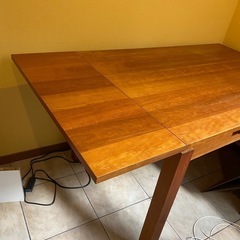 伸長式ダイニングテーブル　DIY作業台の画像
