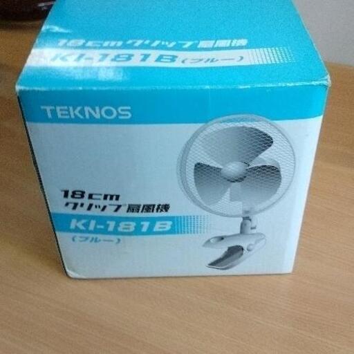 0817-335 TEKNOS クリップ扇風機