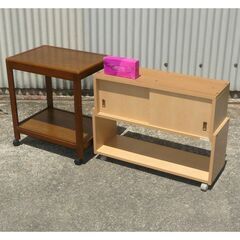 配達先決定🚚　無料配達します🚚カリモク家具💖キャスター付💖ワゴン...