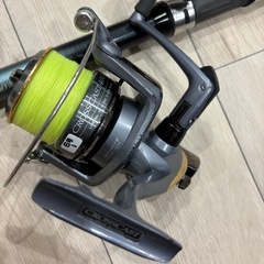 最終値下げ　遠投竿とリールセットの画像