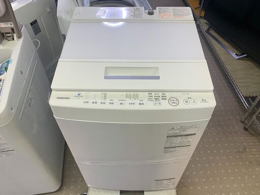 愛品館千葉店安心の分解洗浄済価格見直しました！東芝 8.0Kg全自動洗濯機 AW-KS8D8 2020年製【愛千142】