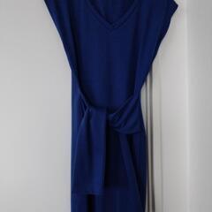 スウェット素材のワンピースＴの画像