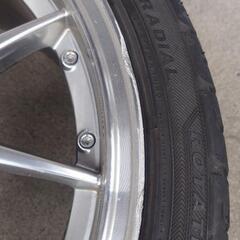  クリスマス限定値下げ 205/40r17 4H PCD100 +42の画像