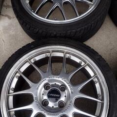  クリスマス限定値下げ 205/40r17 4H PCD100 +42の画像