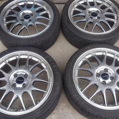  クリスマス限定値下げ 205/40r17 4H PCD100 +42の画像
