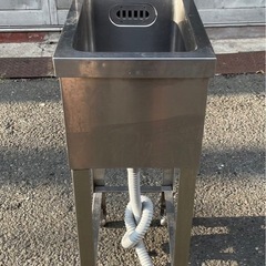 業務用 1槽シンク 幅300×奥450×高さ850+100(mm...