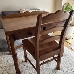 値下げ中　デスク　チェアセット