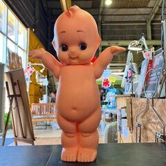 【愛品館 市原店】昭和レトロ キューピー人形 57㎝の画像