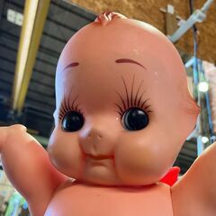 【愛品館 市原店】昭和レトロ キューピー人形 57㎝の画像