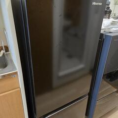 【取引中】Hisense 冷蔵庫 ブラック HR-D16FBの画像