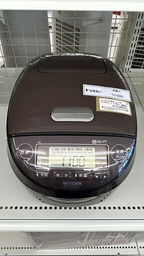 ★ジモティ割あり★ TIGER 炊飯器 5.5合炊 21年製 動作確認／クリーニング済み TC1024