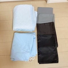 お譲り先決定　ウエス用　エアリズム枕カバー、エアリズム掛け布団カ...