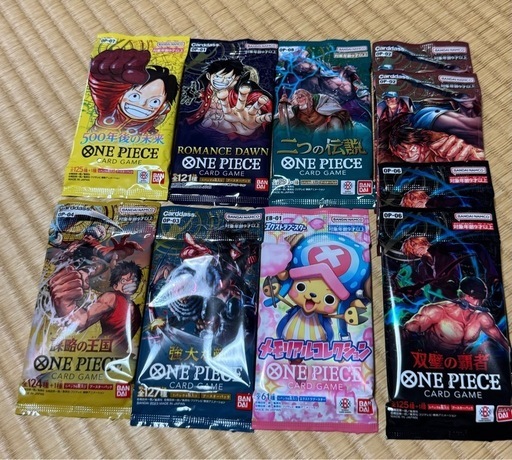 【売却済】ワンピースカード10パック
