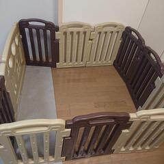お話し中【中古】ベビーサークル ベビーアイランド