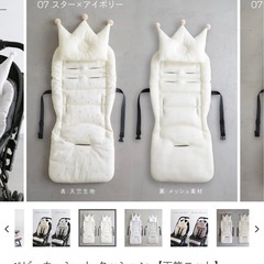 【お譲り先決定】プッパプーポ ベビーカークッションの画像