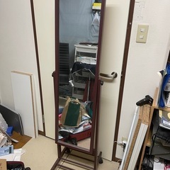 姿見 キャスター付き 150cm程度 しっかりしてます