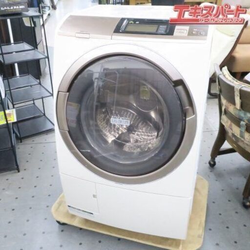 モデルルーム展示品 HITACHI ヒートリサイクル 風アイロン ビッグドラム スリム ドラム式洗濯機 BD-ST9700L BD-ST9700 2015年製