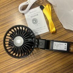 ①新品未開封　ハンディーファン　5個セット ME-FN01 　ケーブルＣタイプの画像