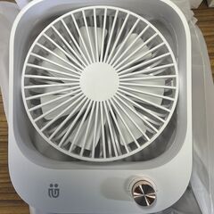 ①新品未開封 卓上扇風機 2個セット　ME-FN03 ケーブルＣタイプの画像
