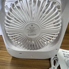 ①新品未開封 卓上扇風機 2個セット　ME-FN03 ケーブルＣタイプの画像