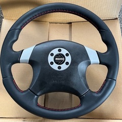 ついに手放します。超レア　日産オプション　モモ　ステアリング　美品