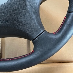 ついに手放します。超レア　日産オプション　モモ　ステアリング　美品の画像