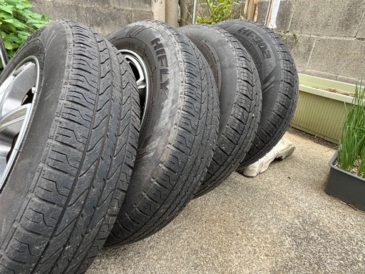 軽自動車用　社外アルミホイール　タイヤ4本セット
