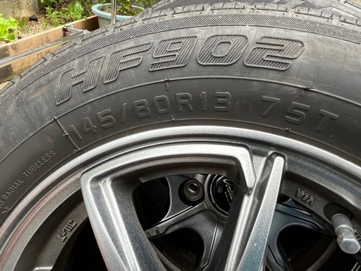 軽自動車用　社外アルミホイール　タイヤ4本セット