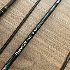 ルアーフィッシングセット　ロッド2本　リール1個　ルアー多数の画像
