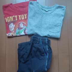 120cm、130cm　キッズ服３枚セットで