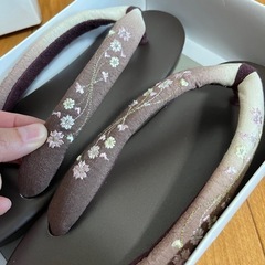 草履（ブラウン系）の画像