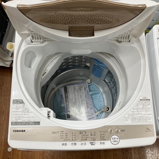 全自動洗濯機　TOSHIBA　AW-5GA1 2022年生　27,500円