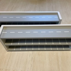 3COINS(スリーコインズ)  ミニカー収納棚 2台セット