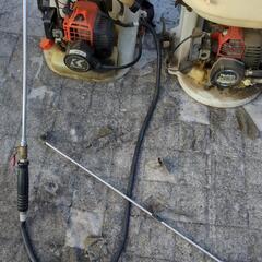 エンジン噴霧器　2台セットの画像