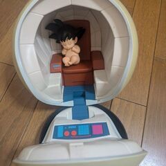 ドラゴンボール フィギュア 一番くじ A賞 丸型宇宙船 & 孫悟空 少年期の画像